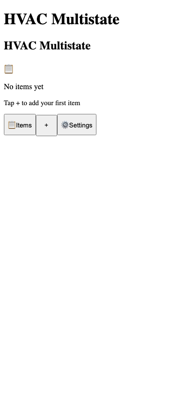 HVAC Multistate - HVAC Tool Pro export example